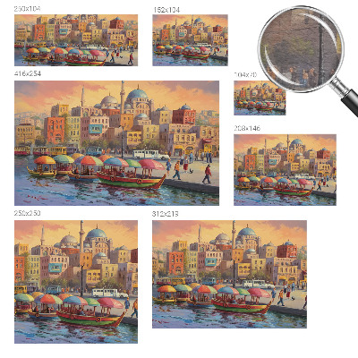 Papel de parede para quarto Costa urbana