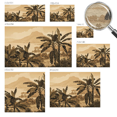 Mural de parede Panorama tropical