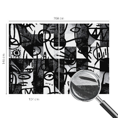 Papel de parede decorativo Desenhar o caos