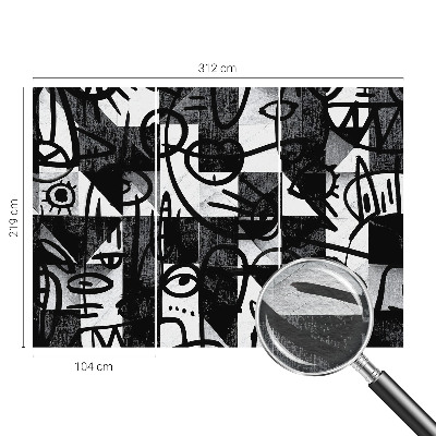 Papel de parede decorativo Desenhar o caos