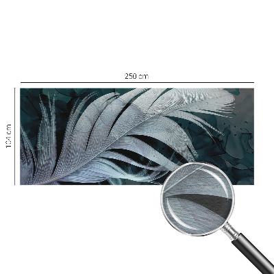 Mural de fotos na parede Pena etérea