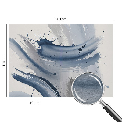 Papel de parede fotográfico traços artísticos