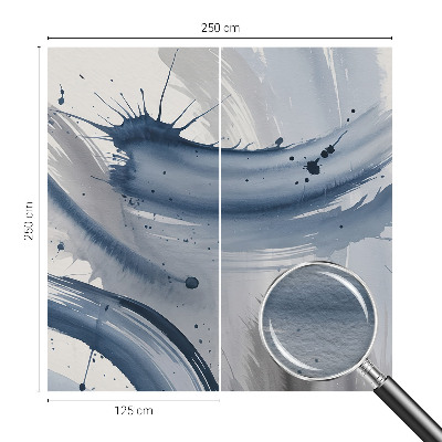 Papel de parede fotográfico traços artísticos
