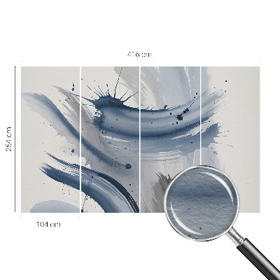Papel de parede fotográfico traços artísticos