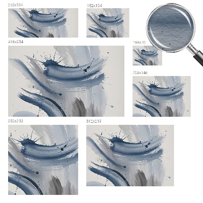 Papel de parede fotográfico traços artísticos