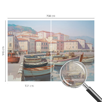 Papel de parede para sala Refúgio à beira-mar