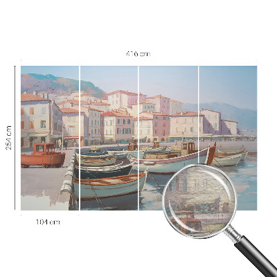 Papel de parede para sala Refúgio à beira-mar