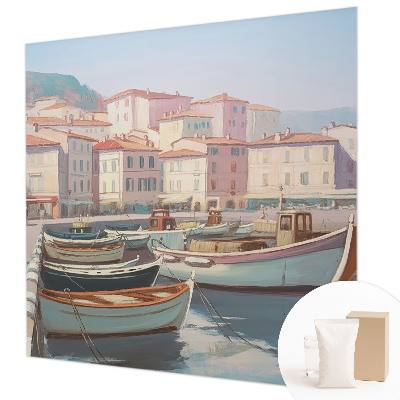 Papel de parede para sala Refúgio à beira-mar