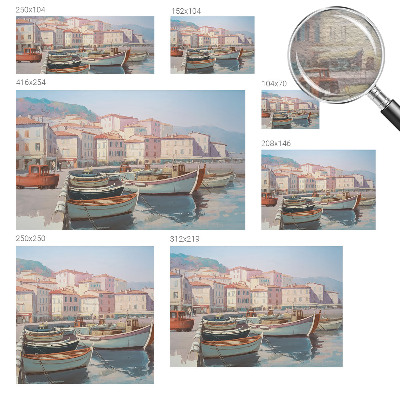 Papel de parede para sala Refúgio à beira-mar