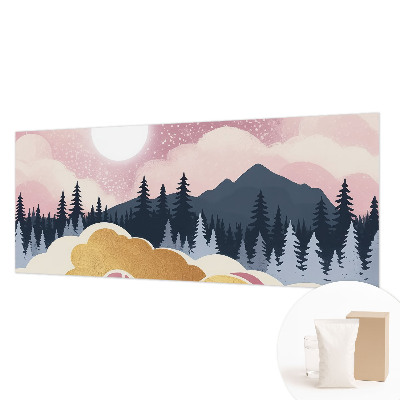 Papel de parede decorativo Pôr do Sol Rosa