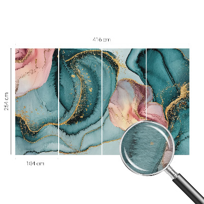 Papel de parede fotográfico Ondas artísticas