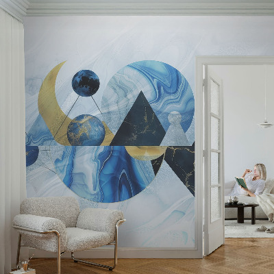 Mural de fotos na parede Elegância cósmica