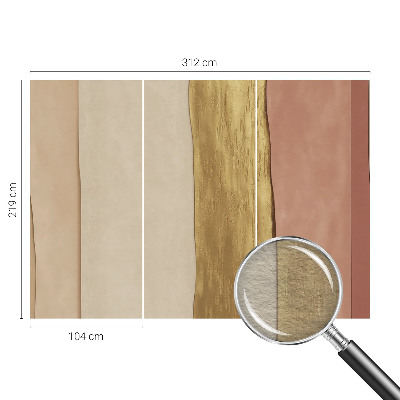 Papel de parede decorativo Listras onduladas