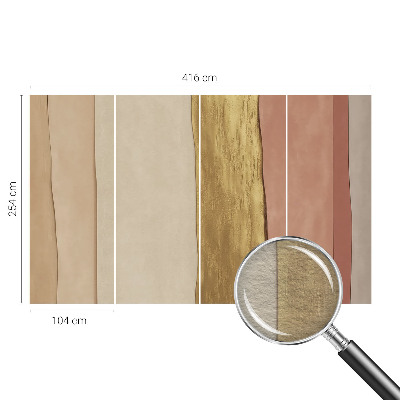Papel de parede decorativo Listras onduladas