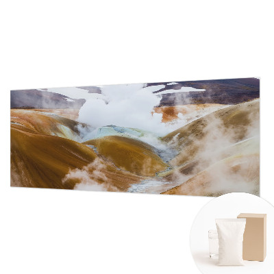 Mural de fotos na parede Colinas vulcânicas