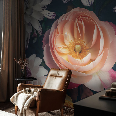 Papel de parede para quarto Harmonia floral
