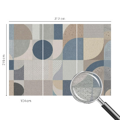 Papel de parede Mosaico geométrico
