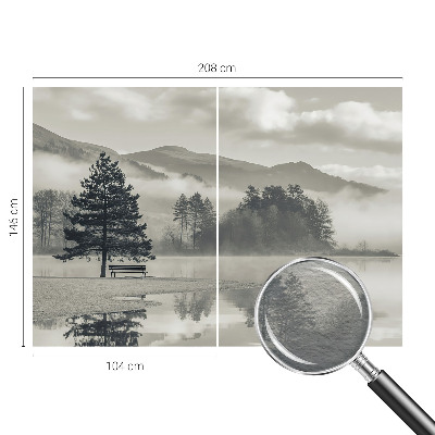 Mural de fotos na parede Paisagem romântica