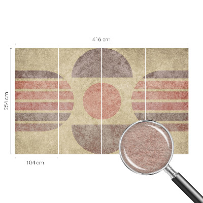 Papel de parede para quarto Formas geométricas