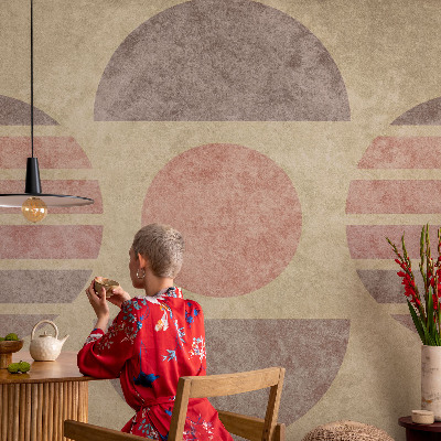 Papel de parede para quarto Formas geométricas