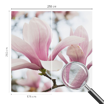 Papel de parede para sala Flores de magnólia