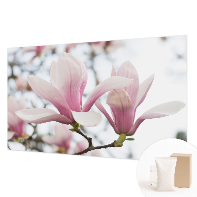 Papel de parede para sala Flores de magnólia