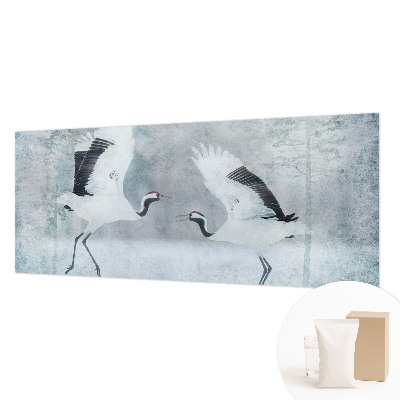 Papel de parede guindastes harmoniosos