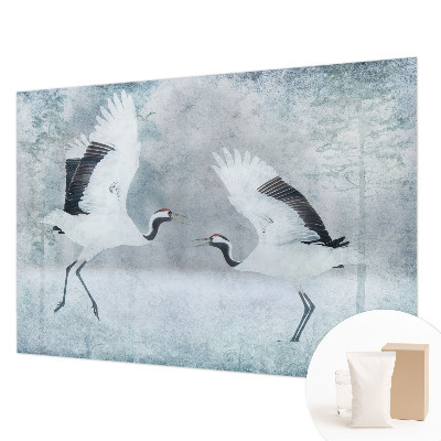 Papel de parede guindastes harmoniosos