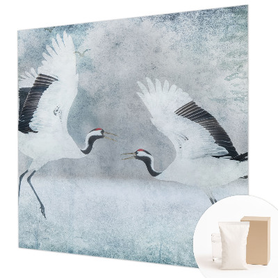 Papel de parede guindastes harmoniosos