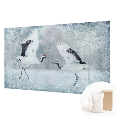 Papel de parede guindastes harmoniosos