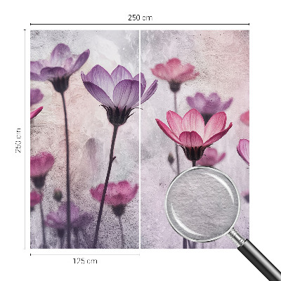 Papel de parede fotográfico Flores em tons pastel