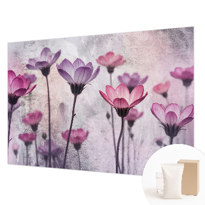 Papel de parede fotográfico Flores em tons pastel