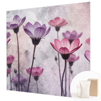 Papel de parede fotográfico Flores em tons pastel