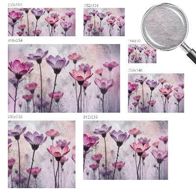 Papel de parede fotográfico Flores em tons pastel