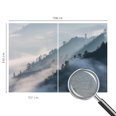 Papel de parede para sala Paisagem enevoada