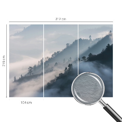 Papel de parede para sala Paisagem enevoada