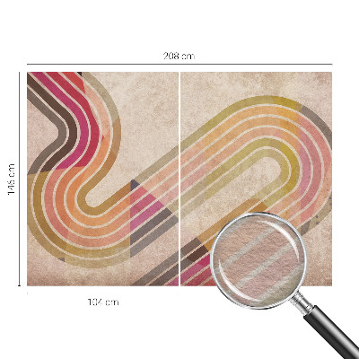 Papel de parede para quarto Linhas geométricas