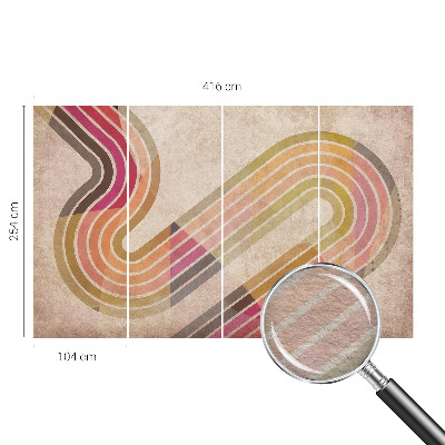 Papel de parede para quarto Linhas geométricas