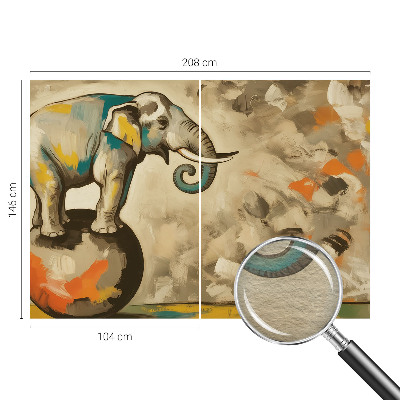 Fotomural Elefante abstrato