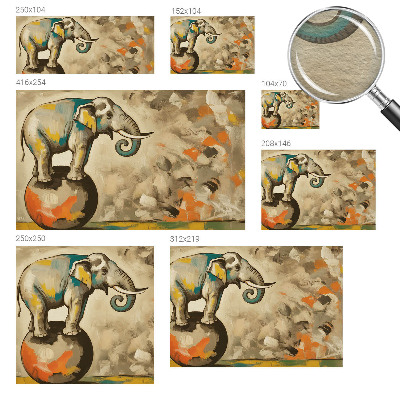 Fotomural Elefante abstrato
