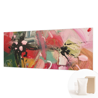 Papel de parede para sala Caos colorido