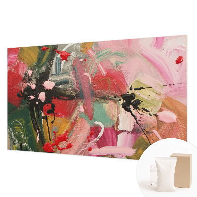 Papel de parede para sala Caos colorido