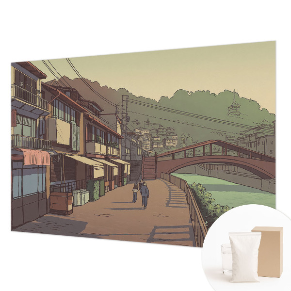 Papel de parede para quarto Paisagem em tons pastel