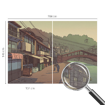 Papel de parede para quarto Paisagem em tons pastel