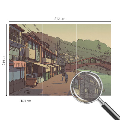 Papel de parede para quarto Paisagem em tons pastel