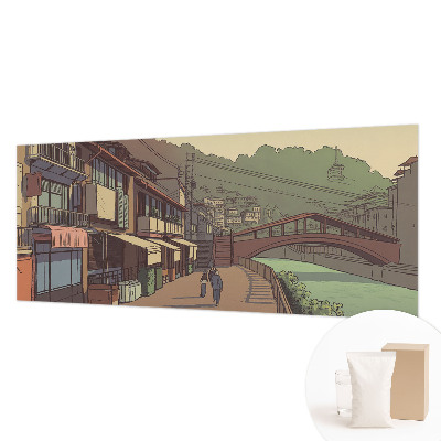 Papel de parede para quarto Paisagem em tons pastel