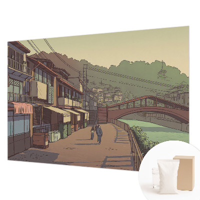 Papel de parede para quarto Paisagem em tons pastel