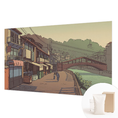 Papel de parede para quarto Paisagem em tons pastel