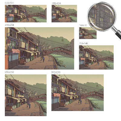 Papel de parede para quarto Paisagem em tons pastel