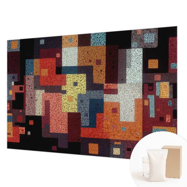 Papel de parede decorativo Formas coloridas